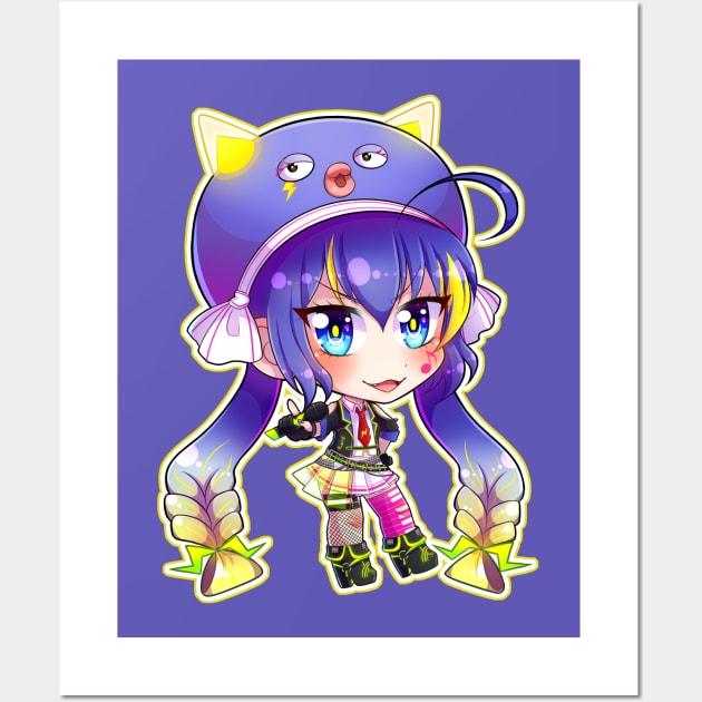 Vocaloid - Otomachi Una Spicy Chibi Wall Art by Nadi-chan16